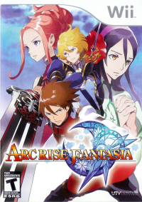 Arc Rise Fantasia Wii US box art